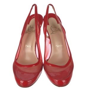 Christian Louboutin Sling Back Pumps
